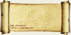 Joakim Tasić vizit kartica